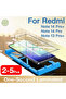 2 قطعة Redmi Note 13ProPlus 2-5 قطع لـ Redmi Note 14 13 Pro Plus + واقي شاشة مقاوم للانفجار Pr