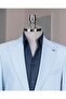Italian Style Slim Fit Jacket Pant Suit Blue T14540 - 4