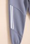 Smoked Stripe Detailed Letter Printed Boys' Sweatpants with Elastic Waist 21459 - 3