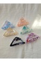 Triangle Mother of Pearl Bone Latch Clasp 7 cm - 4