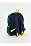 Navy Blue Color Block Boy's School Bag - 3
