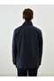İzr New Season Standard Fit Stand Collar Men's Coat - 5