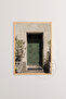 3 Piece Natural Color Real Wood Framed Painting Set - Model 18 - 3