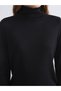 Lcwaikiki Classic Black Turtleneck Women's Knitwear Sweater - 6