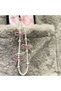 1Pc DYM Korea Cute Pink Bowknot Pearl Pendant Beaded Phone Charm For Accessrioes Lanyard Woman Gi... - 4