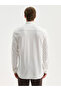 Ecru Slim Fit Men's Long Sleeve Shirt - 4