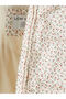 Lcw baby hooded floral puffer jacket for girls - 2