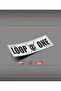 Stickerbank Car Sticker Loop One White Slap Sticker