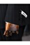 Italian Style Slim Fit Peak Lapel Jacket Pants Suit Black T14253 - 4