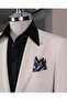 Italian Style Slim Fit Jacket Pant Suit Beige T14153 - 3