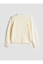 Özmarka New Season Crew Neck Stone Pattern Women's Knitwear Sweater - 6