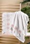Bamboo 50X90 cm Lace Tasseled Hand Face Towel with 6 Pvc Bags