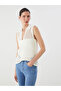 Esvab • Modern & Distinctive Devrik Roba Collar Openwork Women's Knitwear Undershirt