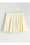 Koor Sport Yellow Women's Sports Shorts Skirt with Elastic Waist - 5
