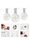 EU Plug 30M 50 lamps 30M 15M Fairy String Light G40 LED Ball Festoon Lights Connectable Wedding Ligh - 5