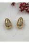 Steel Women's Earrings Stainless Steel Color and Size Are Designed in the Description Images Are by Fmaccesori̇es Brand - 2