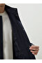 İzr New Season Standard Fit Stand Collar Men's Coat - 4