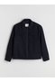 Vizyon New Season Navy Blue Shirt Collar Men's Jacket - 6