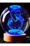 Dolphin 1pc 3D Dolphin Crystal Ball Color Nightlight, Birthday Gift for Girlfriend, Wife, Children, - 8