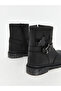 Leather Look Girl's Boots - 4