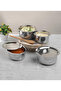 Stainless Steel Cooking Pot Set,Set of 7Pcs,Cookware Set,Curry Pots|Cooking Pots|Serving Pots,BB1728 - 8