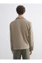 Ozmarka New Season Beige Shirt Collar Suede Men's Jacket - 5