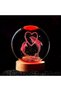 Dolphin 1pc 3D Dolphin Crystal Ball Color Nightlight, Birthday Gift for Girlfriend, Wife, Children, - 3