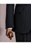 Italian Style Slim Fit Peak Lapel Jacket Pants Suit Black T14253 - 5
