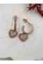 Steel Women's Earrings Stainless Steel Color and Size Are Designed in the Description Images Are by Fmaccesori̇es Brand - 7