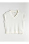 V-Neck Oversize Women's Knitwear Sweater - 5