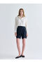 Esvab • Modern & Distinctive Women's Pleated Shorts with Waist Drawstring