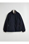 Ozmarka New Season Navy Blue Double-Sided Stand Collar Men's Jacket - 7
