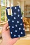 Samsung Galaxy A51 Compatible Evil Eye Bead Patterned Silicone Shock-Absorbing Classic Protective Rubber Case
