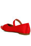 Women Red Patent Toe Cap Satin Mary Jane - 3