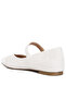 Women White Patent Toe Cap Satin Mary Jane - 3