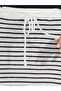 Striped Knit Midi Skirt with Drawstring - 4