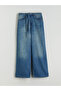 Sparkling Choices from Shining Store |   Wideleg Women's Jean Pants with Belt - 5