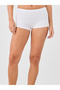 Set of 4 - Solid Cotton Elasticated Waist Boyshorts - 7