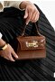 Women's Stylish Tan Hand and Shoulder Bag - 2