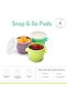 Snap & Go Baby Food Storage Containers with lids, Snack Containers, Freezer Safe, 4 oz - 4 Pac - 3