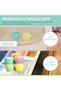 Food Containers for Kids | Snap and Go Pods 4oz, 4 piece Set | BPA Free Leakproof Airtight Sna - 5