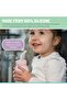 Silicone Water Bottle with Straw for Babies, Toddlers & Kids, BPA Free, Pink - 5