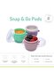 Snap & Go Baby Food Storage Containers for Kids with lids, Snack Containers, Freezer Safe, 2 o - 3