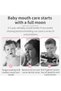 60Pcs Baby Oral Cleaning Stick, Newborn Tongue Cotton Bud Cleaner for Infant Teeth & Tongue Care - 3