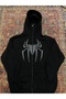 Spider Spider Glitter Stone Masquerade Sweatshirt Cardigan - 4