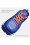 HyperTurf Cricket Shoes Blue/Orange 10 UK | TerraSpike Rubber Studs Unisex Sports - 3