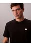 Men's Crew Neck Slim Fit Short Sleeve Cotton Black T-Shirt Lv04Rc272G-Ub1 - 5