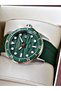 Men's Wristwatch with Calendar Sapphire Glass 24 Months Warranty Silicone Band Steel Case Adg1229Sz - 2
