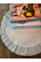 Duck Linen Frilly Scalloped Decorative Coverlet (50 cm) - 2