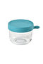 حافظة طعام زجاجية 150ml أزرق